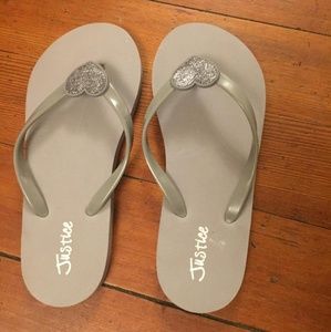 Justice Flip Flops Brand New